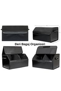 Oto Bagaj Organizeri Deri Bagaj Kutu Çanta ürün fotoğrafı