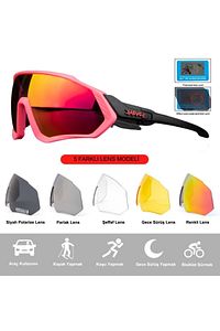 Blizzard Değişebilir 5 Lens Mtb Polarize Bisiklet Spor Dağ Kayak Gözlüğü ürün fotoğrafı