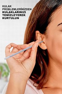 Kulak Temizleyici Çelik Paslanmaz 6'lı Set ürün fotoğrafı