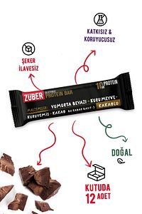 Kakaolu Protein Bar 40gr X 12 Adet ürün fotoğrafı