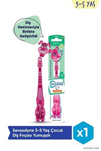 Promine 3-5 Yaş Çocuklar İçin Sevimli Tavşan Karakterli Diş Fırçası Yumuşak ürün fotoğrafı