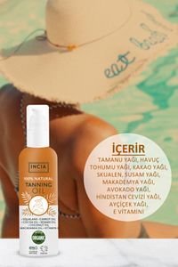 %100 Doğal Bronzlaştırıcı Yağ Organik Avokado Yağı Yoğun Bronzlaştırıcı Kakao Havuç Susam 150 ml ürün fotoğrafı