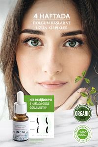 %100 Doğal Kaş Ve Kirpik Güçlendirici Serum Bitkisel Yoğunlaştırıcı Yoğun Bakım Yağı Vegan 10 ml ürün fotoğrafı
