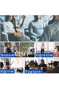 Profesyoneller İçin Lazer Sunum Kumandası 2.4ghz USB MAC-WİNDOWS Tüm Bilgisayarlarla Uyumlu ürün fotoğrafı