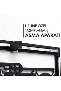 Tablo Marketi Atatürk Tablosu, Atatürk Figür, Işıklı Duvar Dekor Ahşap, Ledli Işıklı Tablo ürün fotoğrafı