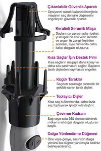 Hrs-320 Otomatik Saç Maşası - Kalın Su Dalgası 25mm ürün fotoğrafı