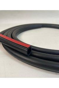 Bantlı Kapı Fitili ( Çap-15 Mm )- Bantlı Sünger - D Tipi Fitil [ 1 Adet 1 Metre ) ürün fotoğrafı