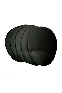 Bilek Destekli Mouse Pad - Siyah Oval Bileklikli Mousepad ürün fotoğrafı