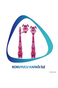 Promine 3-5 Yaş Çocuklar İçin Sevimli Tavşan Karakterli Diş Fırçası Yumuşak ürün fotoğrafı
