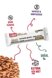 Bademli Protein Bar 40gr X 12 Adet ürün fotoğrafı