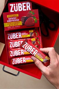 Çilekli ve Kakaolu Meyve Bar 40gr  X 12 Adet ürün fotoğrafı