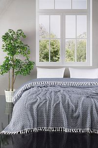 Sayina Model İndigo Çift Kişilik Pike 1600gr. 200x230cm ürün fotoğrafı