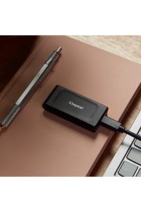 XS1000 2 TB SXS1000/2000G USB Type-C 3.2 Gen 2 Harici Katı Hal (SSD) Taşınabilir Sürücü Siyah ürün fotoğrafı