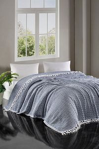 Sayina Model İndigo Çift Kişilik Pike 1600gr. 200x230cm ürün fotoğrafı