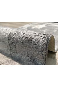 Sarar Post 3'lü Banyo Halısı (60X100, 40X60, 60X60 YUVARLAK) Peluş Post Halı Klozet Takımı Antrasit ürün fotoğrafı