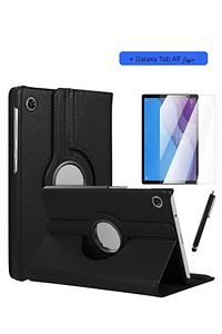 Samsung Galaxy Tab A9+Plus (11 inç) 2023 Wake Fonksiyon 360 Standı Tablet Kılıfı Kalem+Ekrankoruyucu ürün fotoğrafı