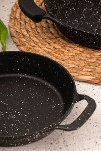 Silikon Tutacaklı Granit Tava Seti Berta 3'lü (18CM-20CM-22CM) ürün fotoğrafı