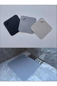 Kötü Koku Önleyici Silikon Mat Banyo Mutfak Lavabo Balkon Gider Tıpası Kapağı Böcek Önleyici Gri ürün fotoğrafı