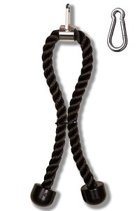 100 Cm Profesyonel Triceps Halatı - Rope Triceps Pushdown - Cable Crossover Triceps Aparatı ürün fotoğrafı