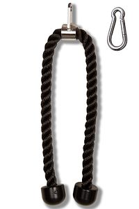100 Cm Profesyonel Triceps Halatı - Rope Triceps Pushdown - Cable Crossover Triceps Aparatı ürün fotoğrafı