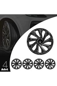 Renault Clio 5 15 Inç Jant Kapağı Amblemli Piano Black 4 Adet 1 Takım 217 ürün fotoğrafı