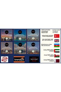 Sarar Post 3'lü Banyo Halısı (60X100, 40X60, 60X60 YUVARLAK) Peluş Post Halı Klozet Takımı Antrasit ürün fotoğrafı
