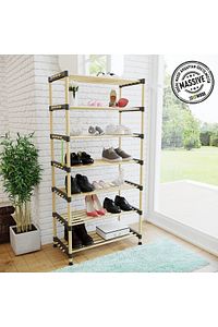 Ahşap 7 Katlı Ayakkabılık Çok Amaçlı Modüler Raf 57 Cm Genişlik ürün fotoğrafı