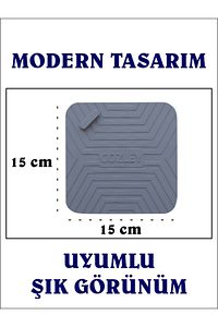 Kötü Koku Önleyici Silikon Mat Banyo Mutfak Lavabo Balkon Gider Tıpası Kapağı Böcek Önleyici Gri ürün fotoğrafı