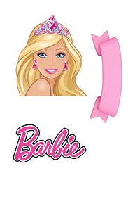 Yenilebilir Barbie Pasta Resim Baskısı ürün fotoğrafı