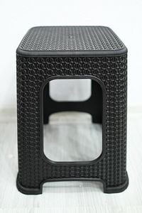 1 Adet Star Rattan Büyük Plastik Tabure(KAHVERENGİ) ürün fotoğrafı