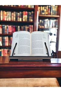 Kitap Okuma Standı Masaüstü Ahşap Kuran Rahlesi Tablet Tutucu ürün fotoğrafı