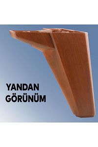 20'li Set Sedir Lüks Mobilya Koltuk Kanepe Tv Ünitesi Destek Ayağı 12 cm Kahverengi Ayakları ürün fotoğrafı