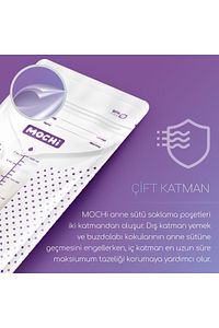 Anne Sütü Saklama Poşeti (200 ML, 25 ADET) ürün fotoğrafı