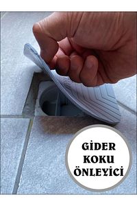 Kötü Koku Önleyici Silikon Mat Banyo Mutfak Lavabo Balkon Gider Tıpası Kapağı Böcek Önleyici Gri ürün fotoğrafı