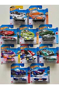 Hotwheels 10'lu Başlangıç Seti - Onlu Farklı Model Araba ürün fotoğrafı