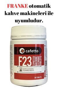 F23 Otomatik Kahve Makinesi Temizlik Tableti - 100 Adet- 2,3 Gr/adet Franke® Uyumlu ürün fotoğrafı