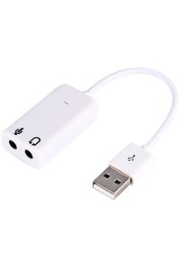 Al-4505 Harici Kablolu 7.1 Usb Ses Kartı 3.5mm Mikrofon Çevirici Dönüştürücü Adaptör ürün fotoğrafı