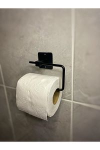 Wc Kagıtlık Siyah Mat Boya Yapışkanlı ürün fotoğrafı