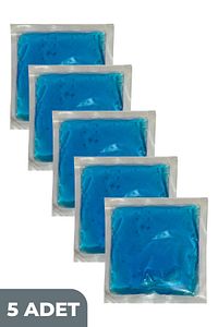 Termojel Sıcak Soğuk Kompres Jel Buz Paketi, 5 Adet Soğutucu Jel Isıtıcı Jel Kompres 13cmx13cm ürün fotoğrafı