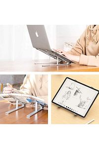 Alüminyum Manyetik Katlanabilir Ayarlı Dizüstü Laptop Standı ürün fotoğrafı
