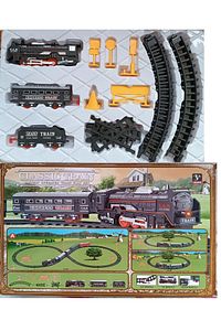 Oyuncak Tren Seti 23 Parça Klasik Yük Treni Kaliteli Model Yeni Train Set Oyun ürün fotoğrafı