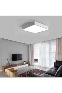Beyaz Ledli 24 Watt Sıva Üstü Led Panel Kare Tavan Armatürü 6500k Beyaz Işık ürün fotoğrafı