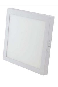 Beyaz Ledli 24 Watt Sıva Üstü Led Panel Kare Tavan Armatürü 6500k Beyaz Işık ürün fotoğrafı