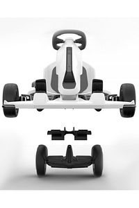 Gokart Kit Race Car Ninebot Mini Bluetooth Beyaz Hoverboard ürün fotoğrafı