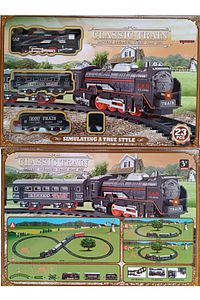 Oyuncak Tren Seti 23 Parça Klasik Yük Treni Kaliteli Model Yeni Train Set Oyun ürün fotoğrafı