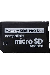 Psp Memory Stick Pro Duo Adaptör Psp Hafıza Kartı Adaptör Mikro Sd Kart Çevirici ürün fotoğrafı