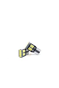 12v T10 Dipsiz Ampul 18 Led'li 2’li Set - Beyaz Işık ürün fotoğrafı