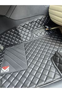 Yeni Dacia Sandero Stepway 2021-2025 Siyaha Siyah Renk 8d Premium Araca Özel Havuzlu Deri Paspas ürün fotoğrafı