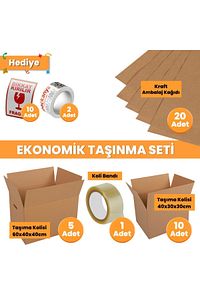 Ekonomik Taşınma Seti - Koli - Eşya Taşıma - Taşıma Kolisi ürün fotoğrafı