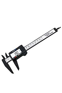 150 Mm Dijital Kumpas Elektronik Fiber Karbon Kaplı Plastik - Kumpas - 4 Ay ürün fotoğrafı